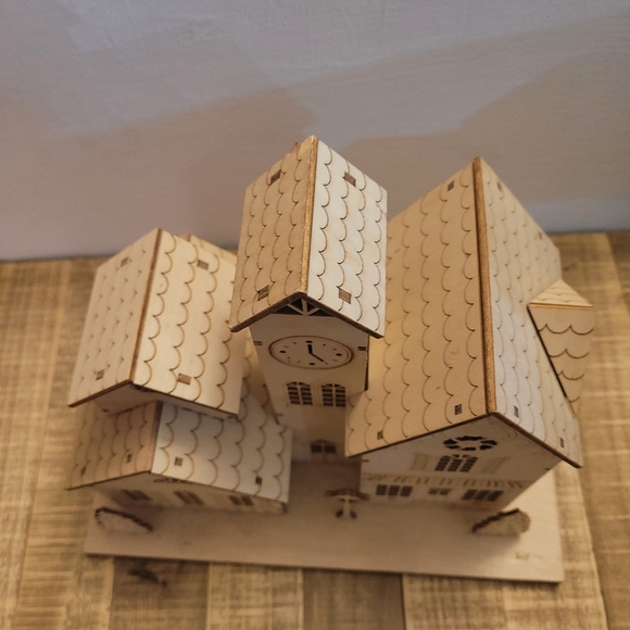 Wooden LED Light-Up Village Decor - Picture 7 of 7